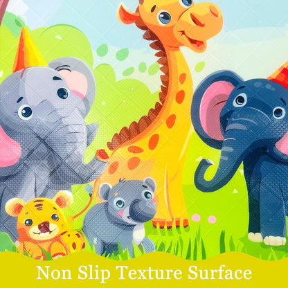 Kids Bath Mat for Tub, Non-Slip Toddler Bathtub Mat(Blue-Octopus)