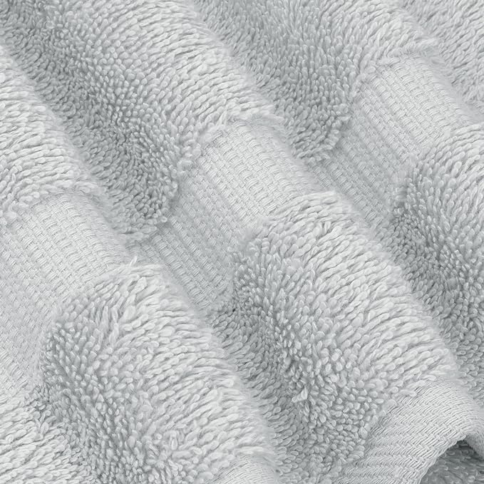 100% Cotton 4-Pack Bath Towels 27x54, Gray