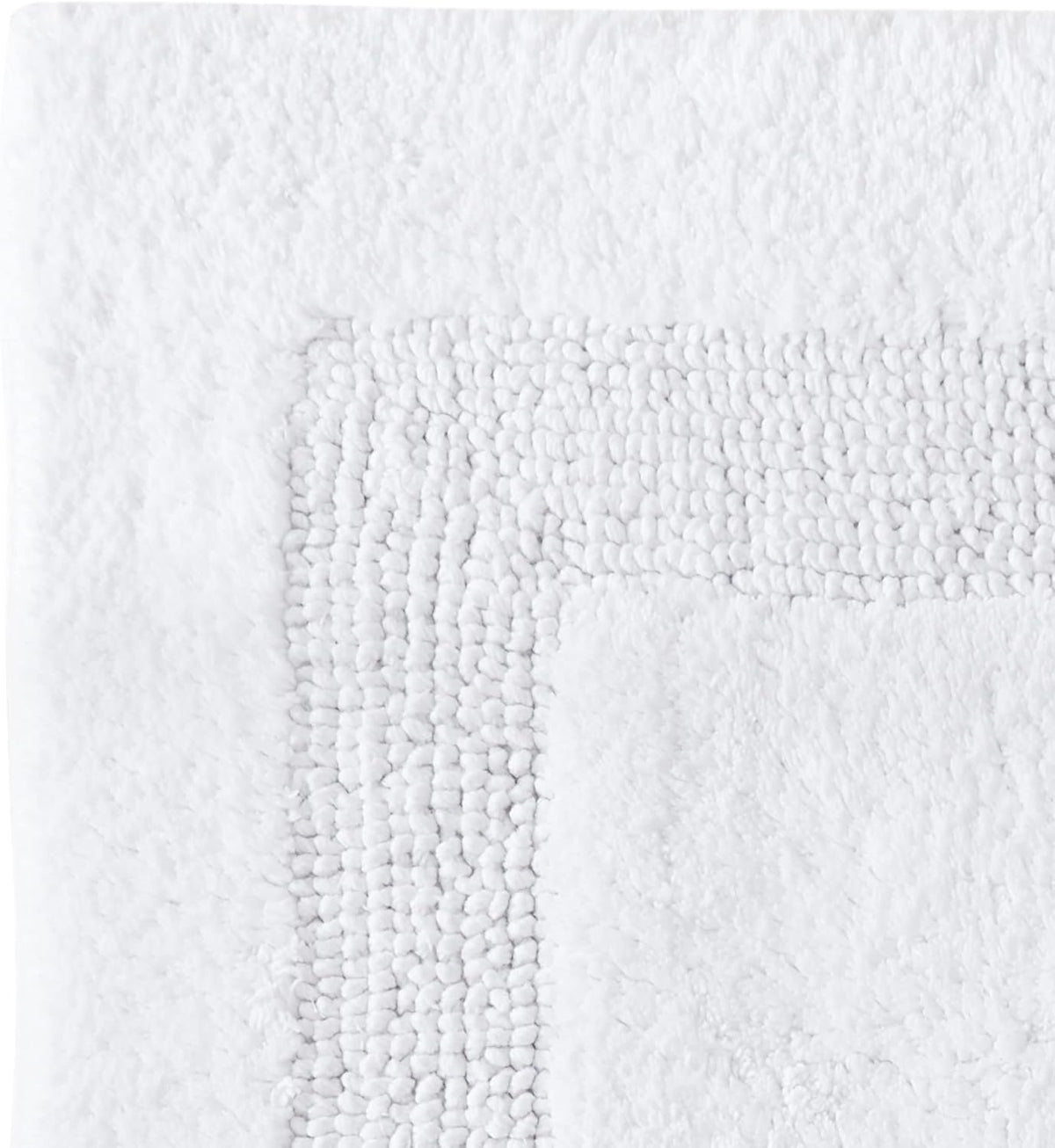 Bath Rug, 100% Cotton Soft & Absorbent Bath Mat, Reversible, Dorm Room Essentials, Long Branch Coconut