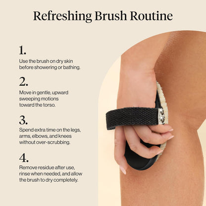 Dry Brushing Body Brush for Lymphatic Drainage