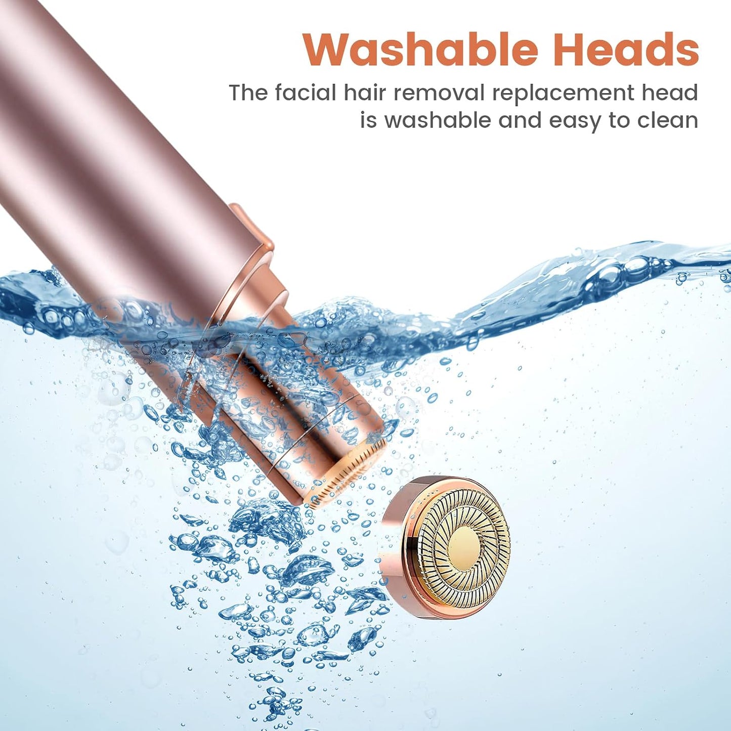 Flawless Facial Hair Remover for Women Painless Face Shaver -Mini Hair Remover, Electric Razor Shaver Portable Bikini Epilator for Lips, Chin, Armpit, Peach Fuzz, Fingers