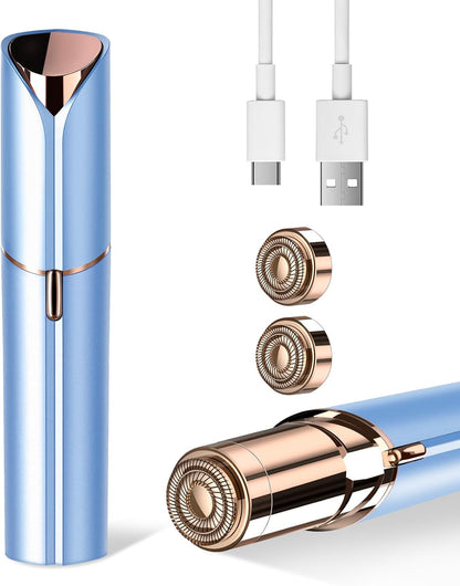 Flawless Facial Hair Remover for Women Painless Face Shaver -Mini Hair Remover, Electric Razor Shaver Portable Bikini Epilator for Lips, Chin, Armpit, Peach Fuzz, Fingers