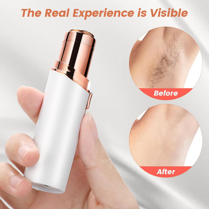 Flawless Facial Hair Remover for Women Painless Face Shaver -Mini Hair Remover, Electric Razor Shaver Portable Bikini Epilator for Lips, Chin, Armpit, Peach Fuzz, Fingers