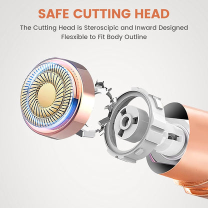 Flawless Facial Hair Remover for Women Painless Face Shaver -Mini Hair Remover, Electric Razor Shaver Portable Bikini Epilator for Lips, Chin, Armpit, Peach Fuzz, Fingers