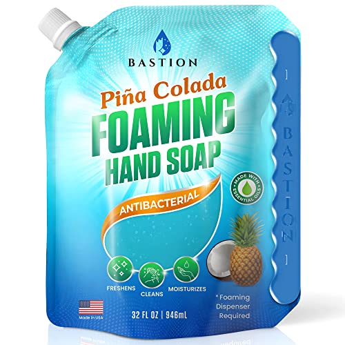 Pink Grapefruit Foaming Antibacterial Hand Soap Refill 1 Gallon (128 oz) Refreshing Pink Grapefruit Scent Bulk Hand Soap-Made In The USA.