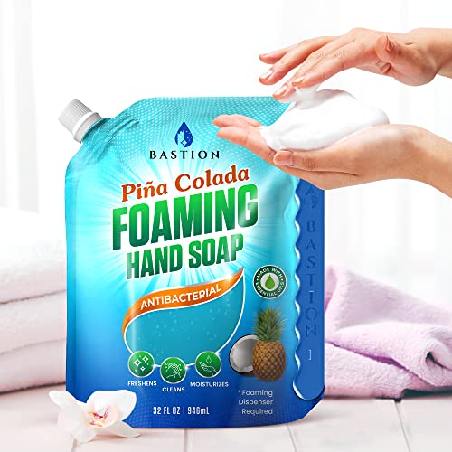 Pink Grapefruit Foaming Antibacterial Hand Soap Refill 1 Gallon (128 oz) Refreshing Pink Grapefruit Scent Bulk Hand Soap-Made In The USA.