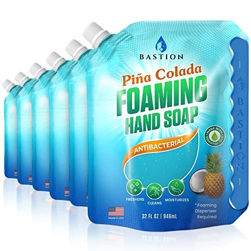 Pink Grapefruit Foaming Antibacterial Hand Soap Refill 1 Gallon (128 oz) Refreshing Pink Grapefruit Scent Bulk Hand Soap-Made In The USA.