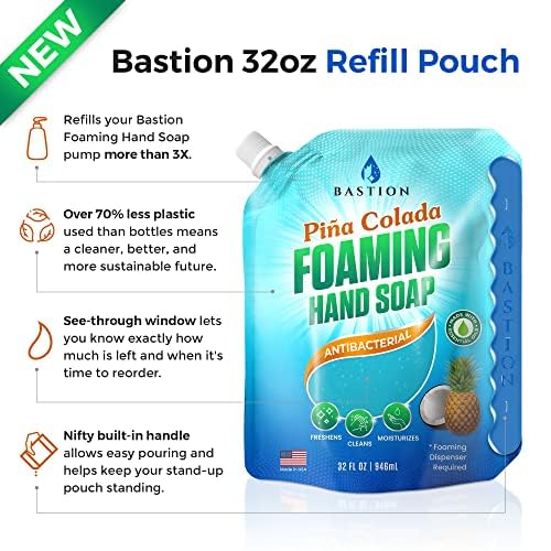 Pink Grapefruit Foaming Antibacterial Hand Soap Refill 1 Gallon (128 oz) Refreshing Pink Grapefruit Scent Bulk Hand Soap-Made In The USA.