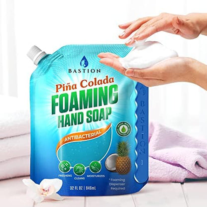 Pink Grapefruit Foaming Antibacterial Hand Soap Refill 1 Gallon (128 oz) Refreshing Pink Grapefruit Scent Bulk Hand Soap-Made In The USA.
