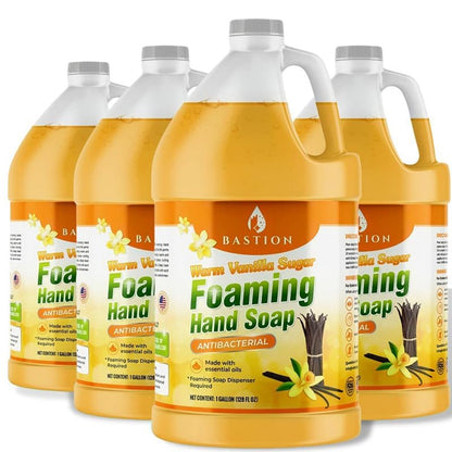 Pink Grapefruit Foaming Antibacterial Hand Soap Refill 1 Gallon (128 oz) Refreshing Pink Grapefruit Scent Bulk Hand Soap-Made In The USA.