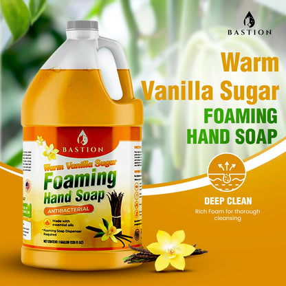 Pink Grapefruit Foaming Antibacterial Hand Soap Refill 1 Gallon (128 oz) Refreshing Pink Grapefruit Scent Bulk Hand Soap-Made In The USA.