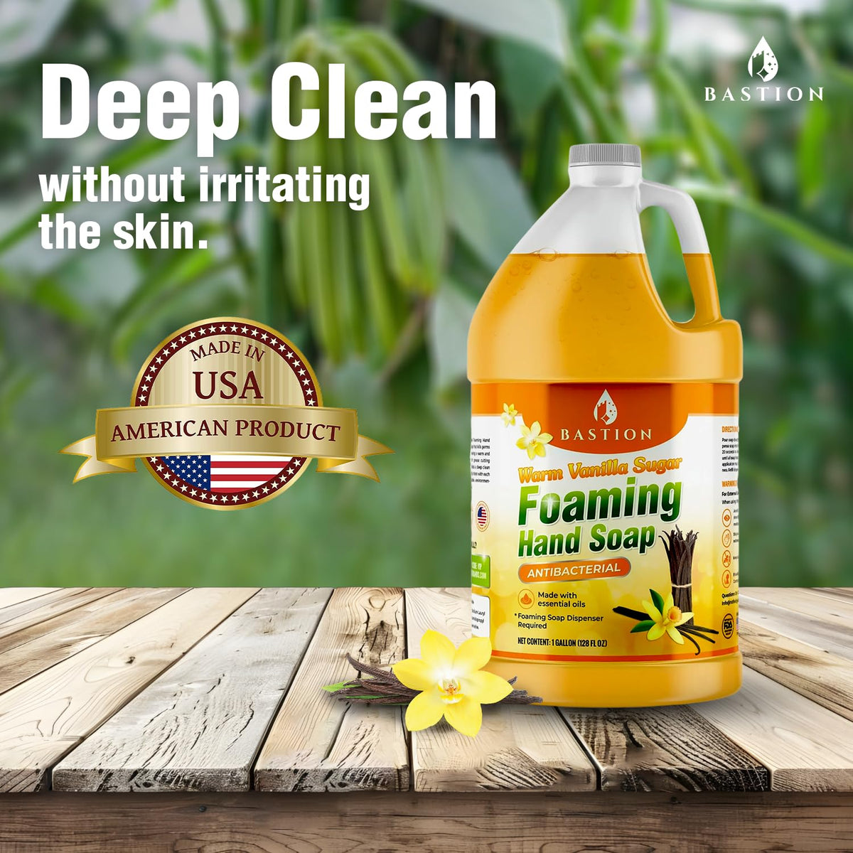 Pink Grapefruit Foaming Antibacterial Hand Soap Refill 1 Gallon (128 oz) Refreshing Pink Grapefruit Scent Bulk Hand Soap-Made In The USA.