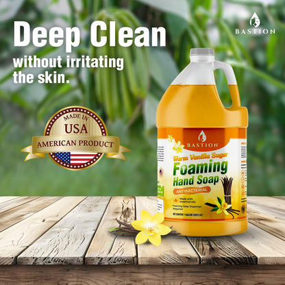 Pink Grapefruit Foaming Antibacterial Hand Soap Refill 1 Gallon (128 oz) Refreshing Pink Grapefruit Scent Bulk Hand Soap-Made In The USA.