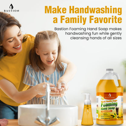 Pink Grapefruit Foaming Antibacterial Hand Soap Refill 1 Gallon (128 oz) Refreshing Pink Grapefruit Scent Bulk Hand Soap-Made In The USA.