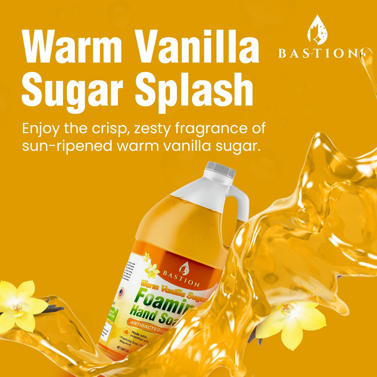 Pink Grapefruit Foaming Antibacterial Hand Soap Refill 1 Gallon (128 oz) Refreshing Pink Grapefruit Scent Bulk Hand Soap-Made In The USA.