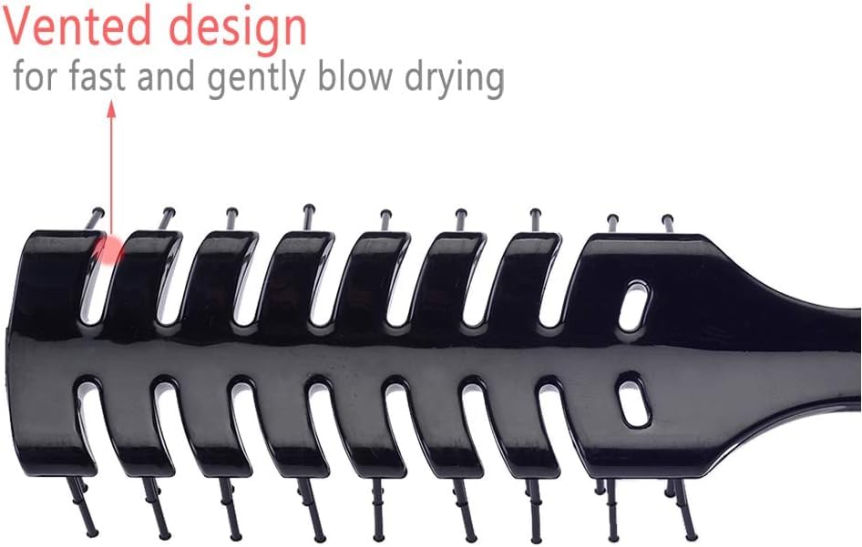 Mens Vented Hair Brush for Blow Drying, Anti Static Vent Hairbrush for Styling Fine, Curly, Wavy, Wet or Dry Hair