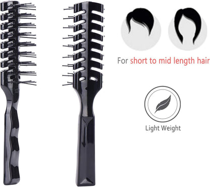 Mens Vented Hair Brush for Blow Drying, Anti Static Vent Hairbrush for Styling Fine, Curly, Wavy, Wet or Dry Hair