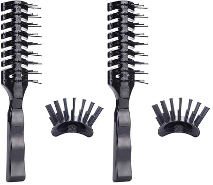 Mens Vented Hair Brush for Blow Drying, Anti Static Vent Hairbrush for Styling Fine, Curly, Wavy, Wet or Dry Hair