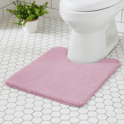 Bathroom Rugs 36x24 Light Gray - Thick Memory Foam Bath Mat, Ultra Soft & Plush Fluffy, Non-Slip, Quick Dry, Absorbent Washable Floor Microfiber Mat for Tub, Home Decor Accessories