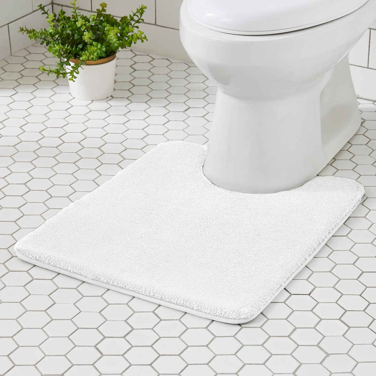 Bathroom Rugs 36x24 Light Gray - Thick Memory Foam Bath Mat, Ultra Soft & Plush Fluffy, Non-Slip, Quick Dry, Absorbent Washable Floor Microfiber Mat for Tub, Home Decor Accessories