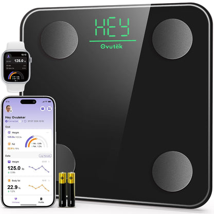 Smart Scale for Body Weight Digital Bathroom Scale with BMI Body Fat