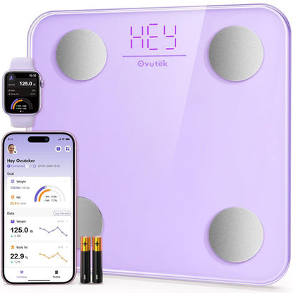 Smart Scale for Body Weight Digital Bathroom Scale with BMI Body Fat