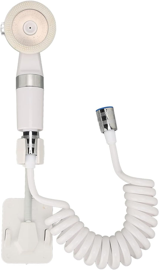 Children Shower Head, Multifunctional Handheld Shower Head Massage Head with Stick Bracket for Kids Toddler