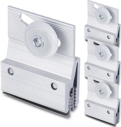 Shower Door Rollers Top Bracket 3/4 in Wheel Ball Bearing