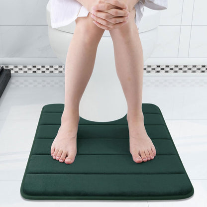 Memory Foam Bath Mat 24 x 16, Ultra Soft Absorbent Bathroom Rugs - Colors A