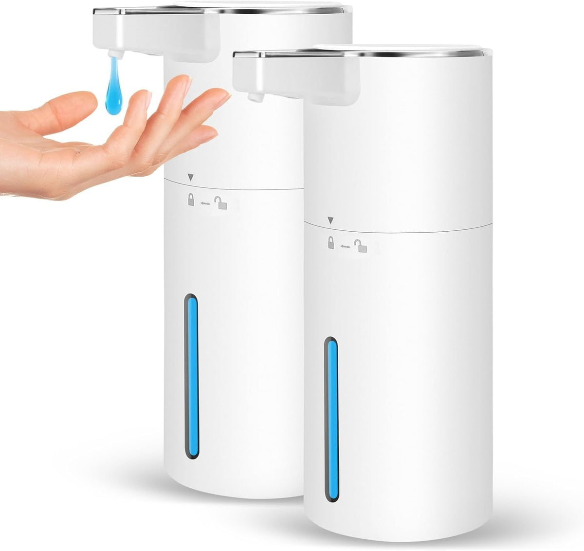 Automatic Soap Dispenser Touchless, 13.5oz Rechargeable Liquid Pump