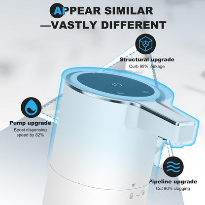 Automatic Soap Dispenser Touchless, 13.5oz Rechargeable Liquid Pump