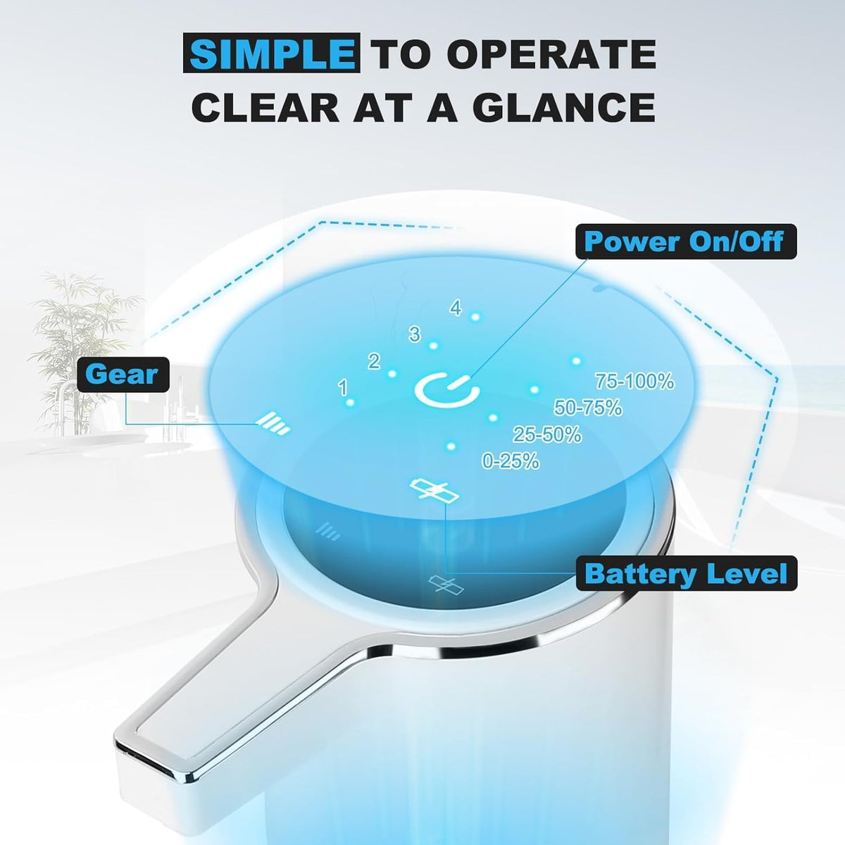 Automatic Soap Dispenser Touchless, 13.5oz Rechargeable Liquid Pump