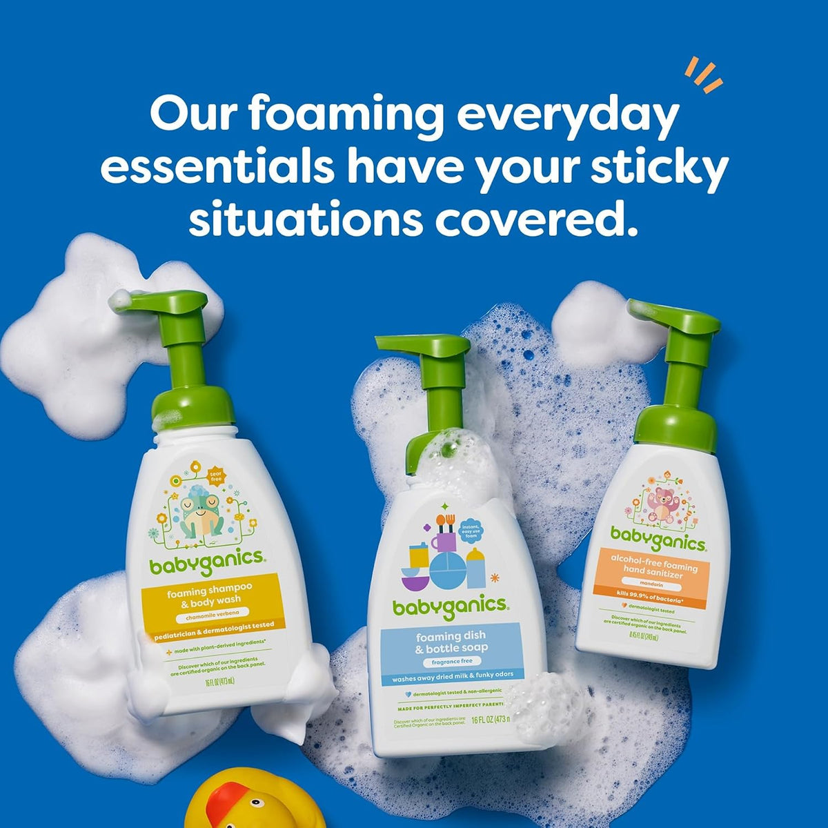 Alcohol-Free Foaming Hand Sanitizer, Pump Bottle, Fragrance Free, 8.45 oz