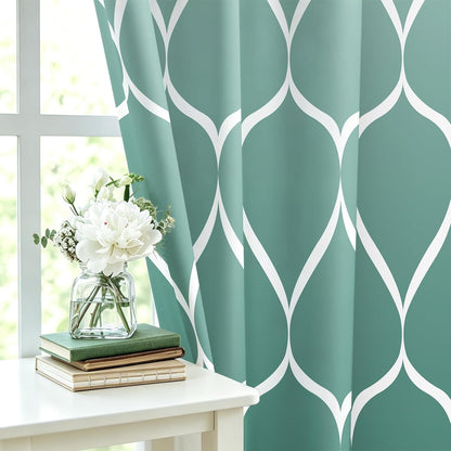 Grey Blend Geometric Shower Curtain for Bathroom, 72x72 Inch