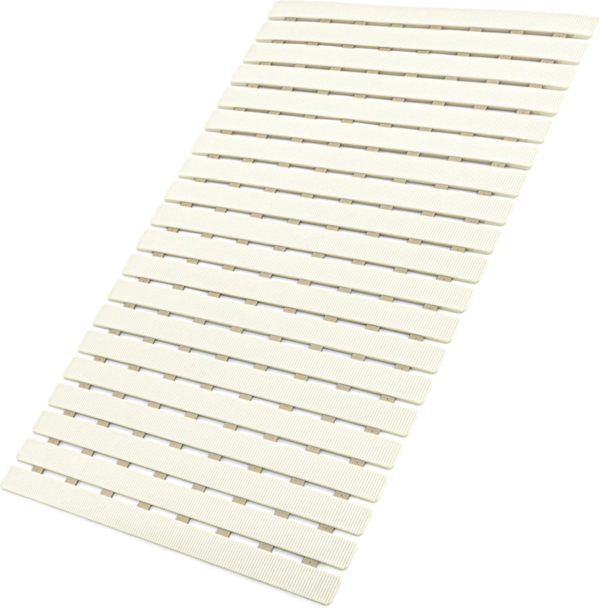 Bathtub Mat Non Slip, Shower Mat for Inside Shower, Suction Cups Design and Drain Holes, 27.5 X 15.7 Inch, Bathroom Essentials Safe, Easy to DIY Cut, Soft and Eco-Friendly Materials