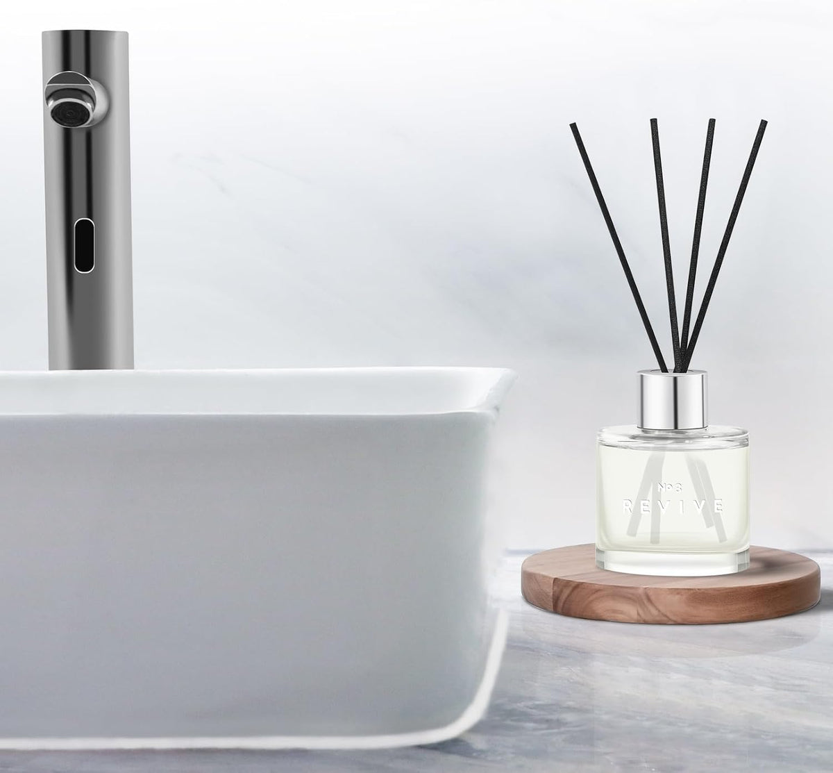 3 Pack Fragrance Reed Diffuser, 50ML Lavender Jasmine Lemongrass