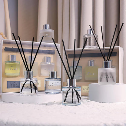 3 Pack Fragrance Reed Diffuser, 50ML Lavender Jasmine Lemongrass