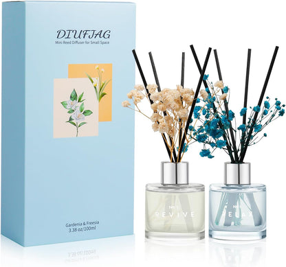 3 Pack Fragrance Reed Diffuser, 50ML Lavender Jasmine Lemongrass