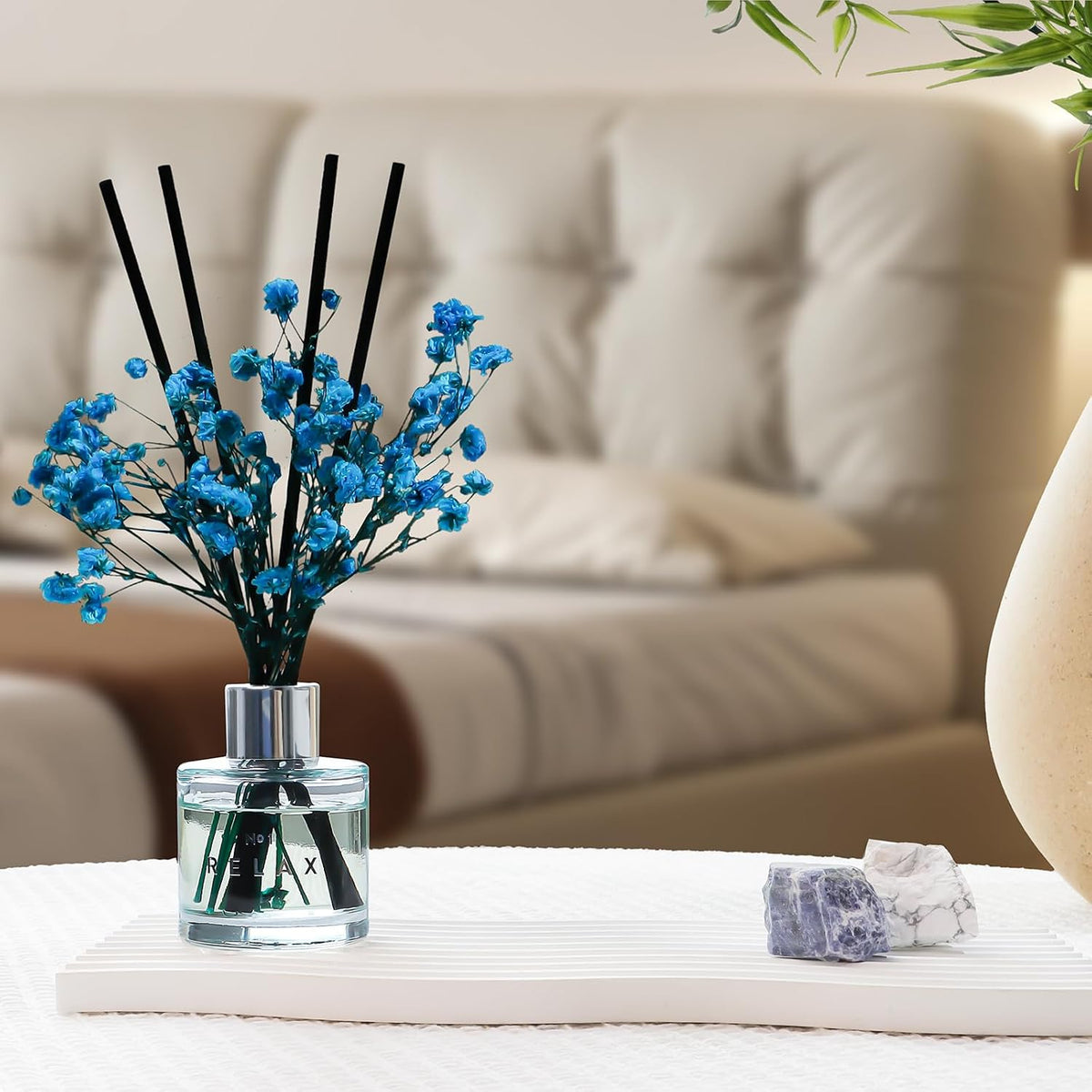3 Pack Fragrance Reed Diffuser, 50ML Lavender Jasmine Lemongrass
