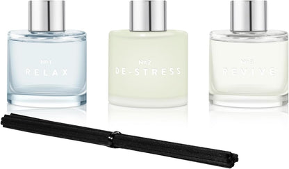 3 Pack Fragrance Reed Diffuser, 50ML Lavender Jasmine Lemongrass