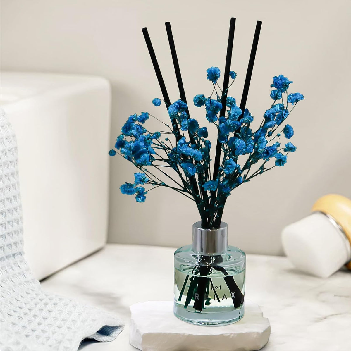 3 Pack Fragrance Reed Diffuser, 50ML Lavender Jasmine Lemongrass