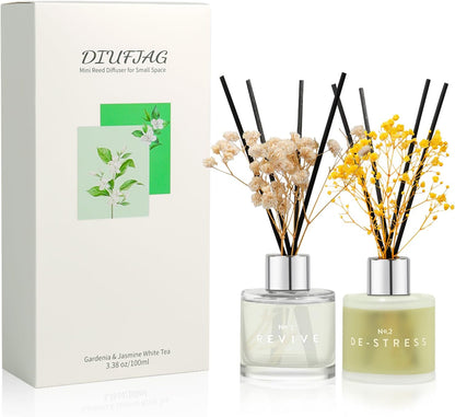 3 Pack Fragrance Reed Diffuser, 50ML Lavender Jasmine Lemongrass