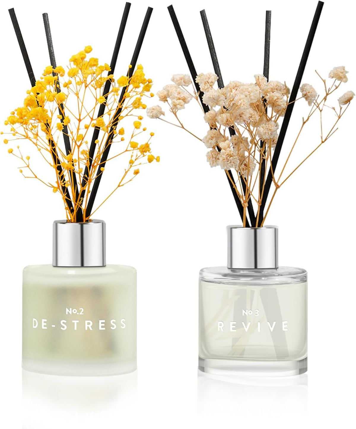 3 Pack Fragrance Reed Diffuser, 50ML Lavender Jasmine Lemongrass