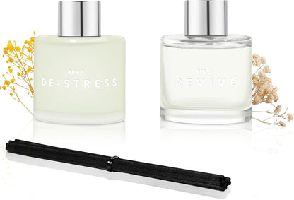 3 Pack Fragrance Reed Diffuser, 50ML Lavender Jasmine Lemongrass