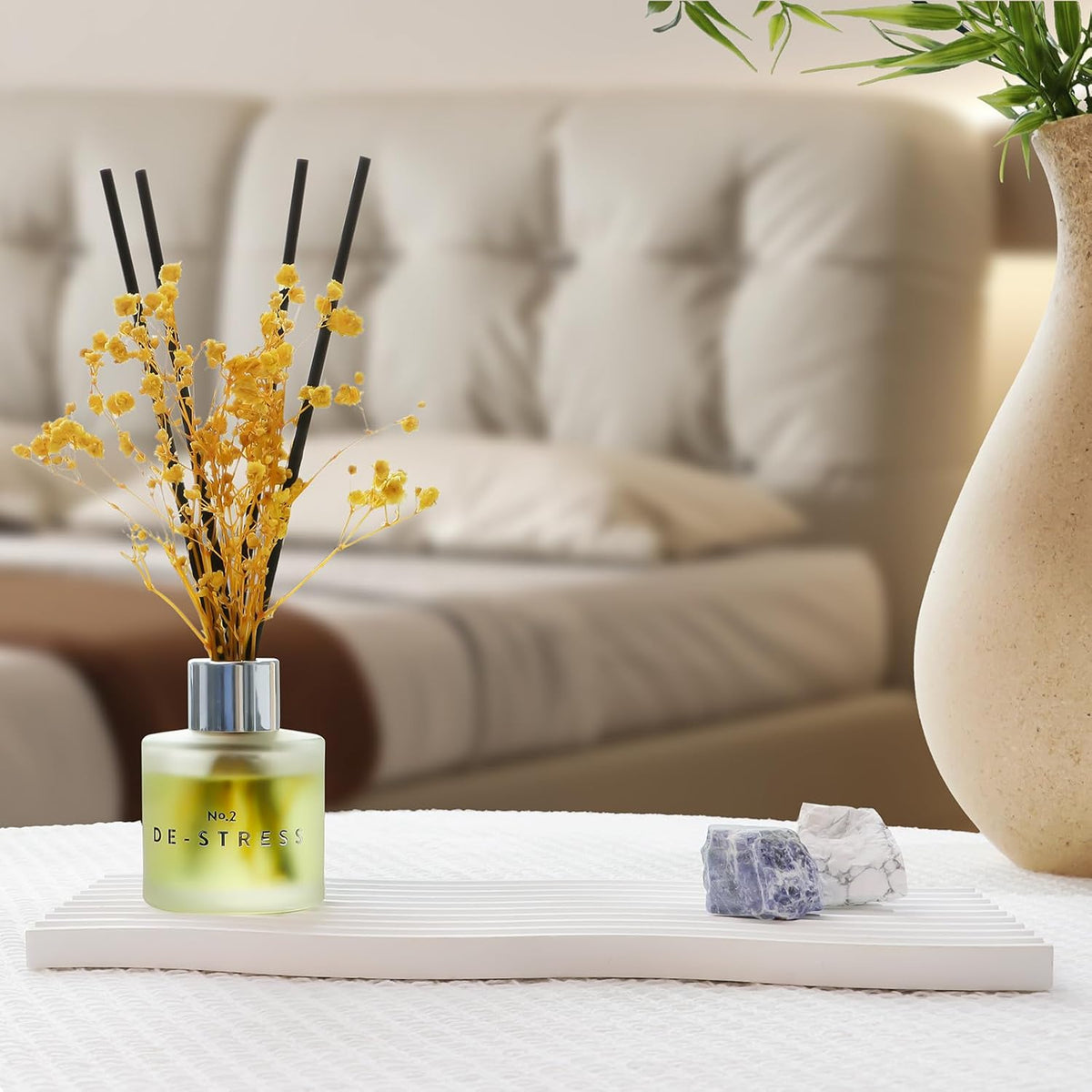 3 Pack Fragrance Reed Diffuser, 50ML Lavender Jasmine Lemongrass