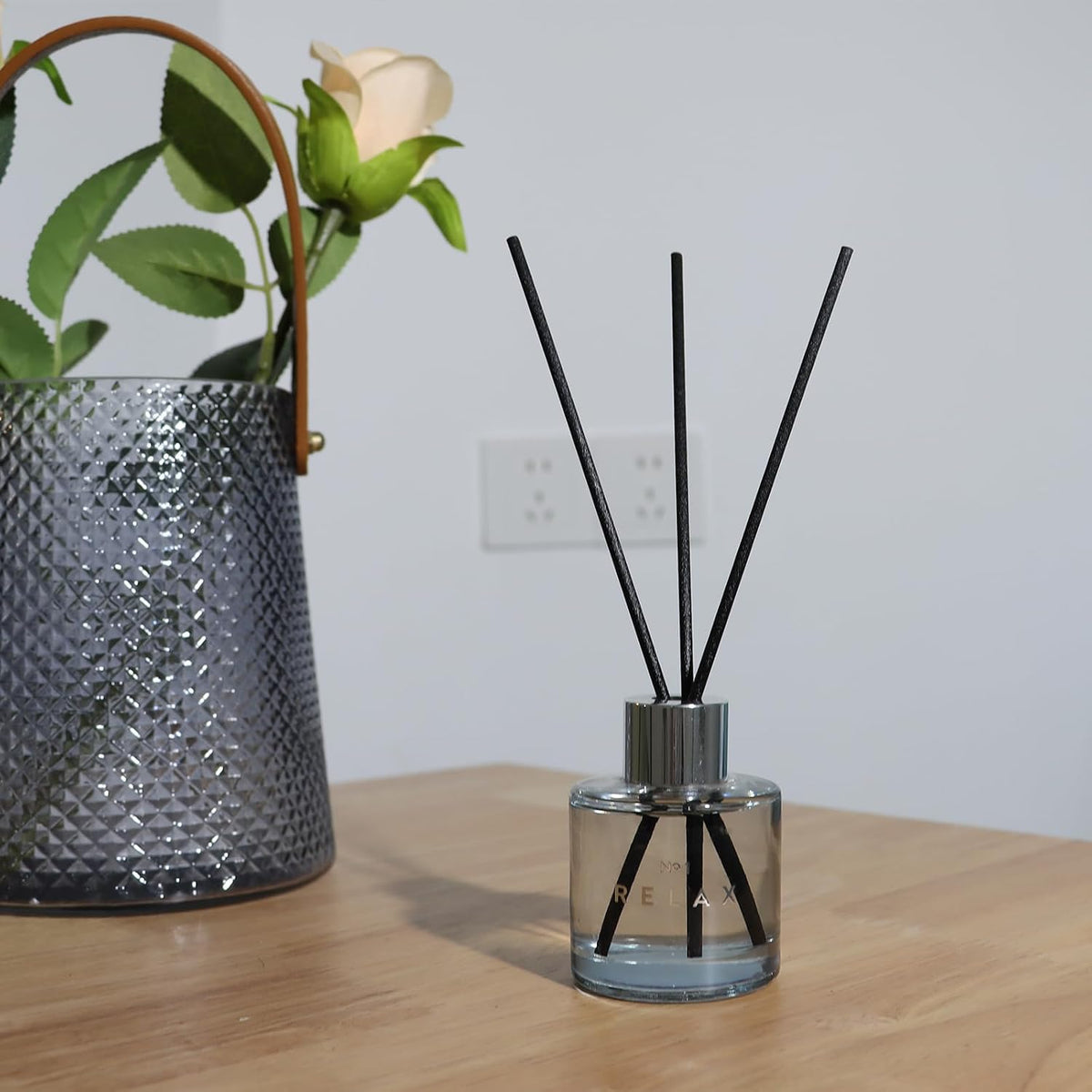 3 Pack Fragrance Reed Diffuser, 50ML Lavender Jasmine Lemongrass