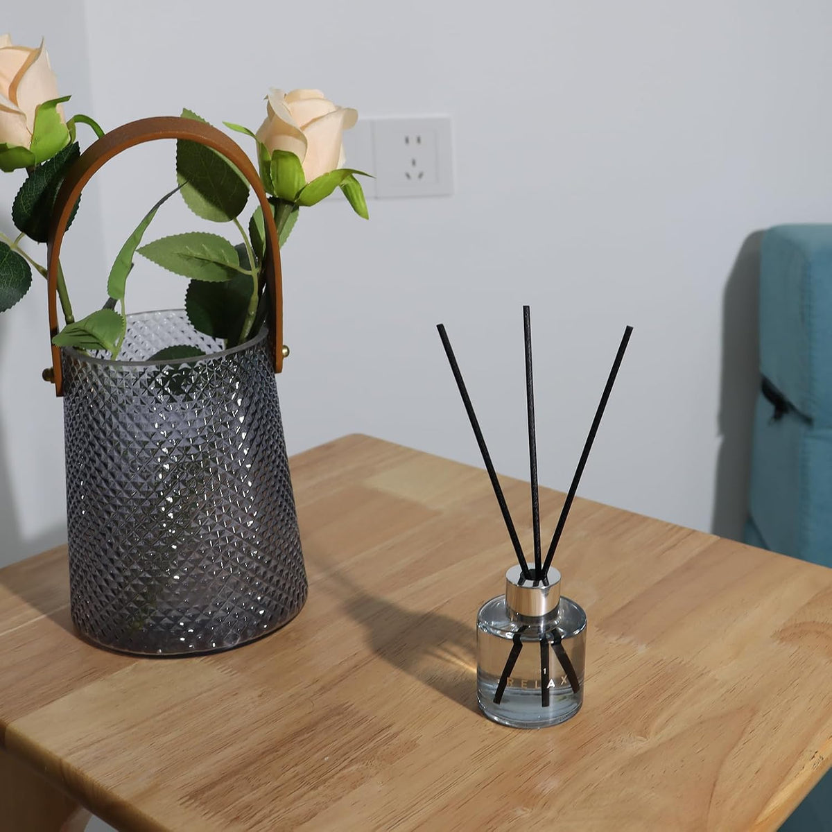 3 Pack Fragrance Reed Diffuser, 50ML Lavender Jasmine Lemongrass