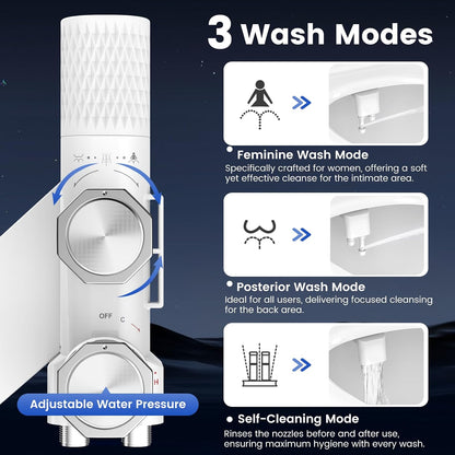 Bidet Attachment for Toilet with Filter, Bidet Toilet Seat