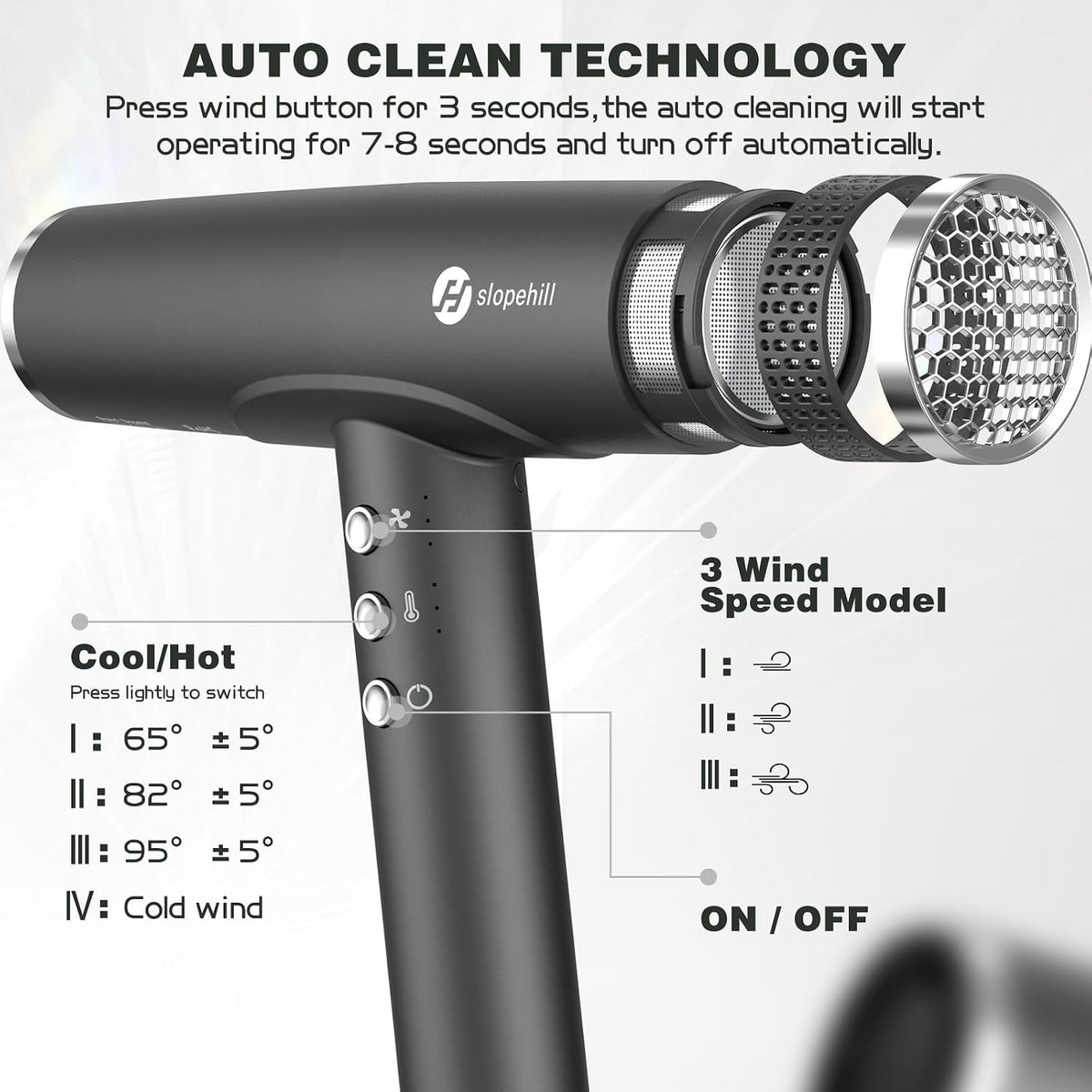 Professional Ionic Hair Dryer, High-Speed Blow Dryer with Brushless Motor for Salon Use, Lightweight Compact Hairdryer for Travel, Low Noise Quiet for Home, Ceramic Pink