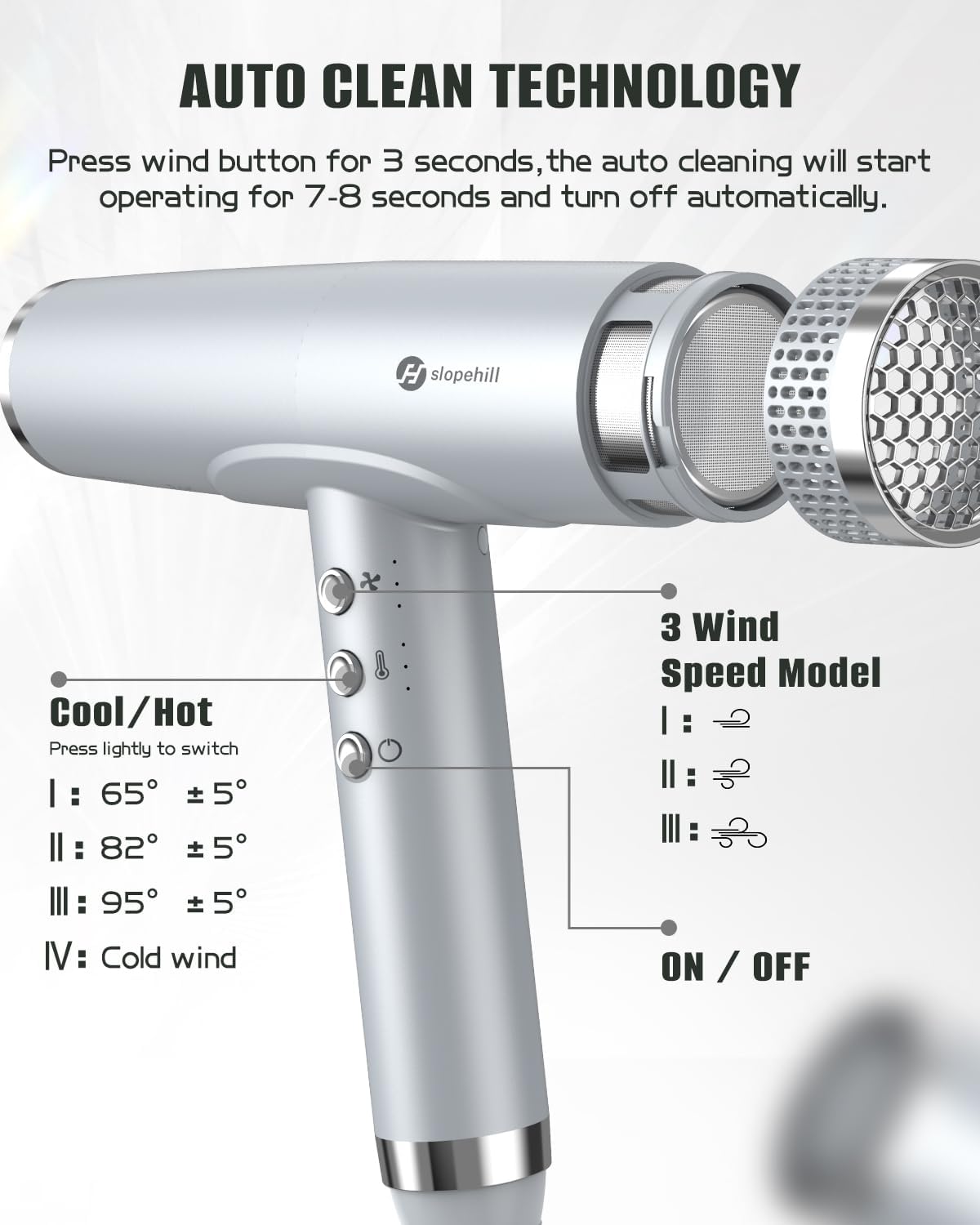Professional Ionic Hair Dryer, High-Speed Blow Dryer with Brushless Motor for Salon Use, Lightweight Compact Hairdryer for Travel, Low Noise Quiet for Home, Ceramic Pink